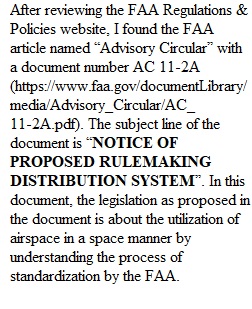 8.6 - Discussion FAA Laws and Regulations